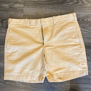 Men’s J Crew Re-imagined shorts size 34. 7” inseam. Color Tan